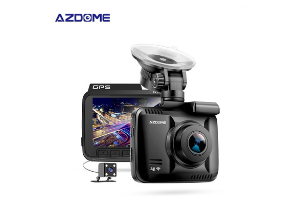 Original AZDOME GS63H 4K UHD 2160P Built in GPS WiFi Car DVR Recorder Dash  Cam Dual Lens Vehicle Camcorder Night Vision Dashcam
