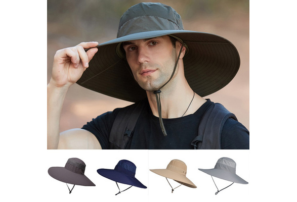 Men's Fashion Outdoor Sun Protection Fisherman Foldable Bucket Hat