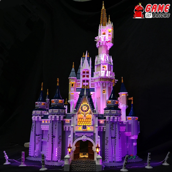 LED Light Kit for Disney Castle Compatible with Lego 71040 Set