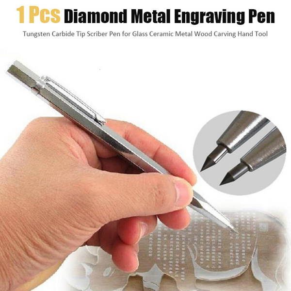 Tungsten Steel Multifunctional For Glass Ceramic Metal Quartz Engraver  Scribe Jewelry Tip Scriber Pen Etching Pen Hand Tool Engraving Pen