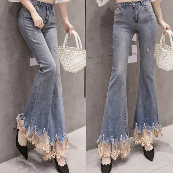 Ladies Denim Damaged Jeans, Waist Size: 30-32 Inch at Rs 600/piece in  Gurgaon