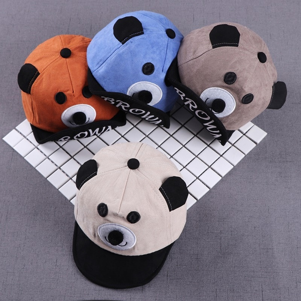 Fashion Cute Cartoon Bear Boys Girls Baby Kids Children Adjustable ...