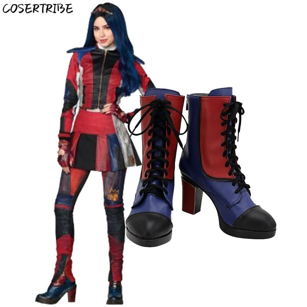 Anime Descendants Evie High Heel Shoes Highly Reductive Cosplay ...