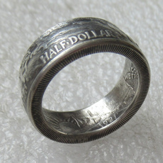handcraftring, Jewelry, coinring, vintage ring