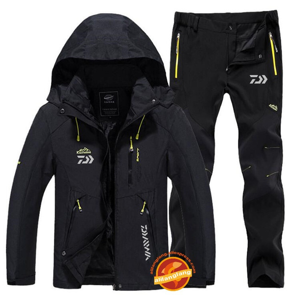 4 Seasons Wear Fishing Clothes for Men Waterproof Fishing Suit Breathable  Rock Fishing Jacket and Pants 2 Pcs Set - AliExpress