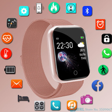 Reloj inteligente cuadrado de acero inoxidable para hombre y mujer, \u003d |  Linio Colombia - GE063EL1G96AVLCO