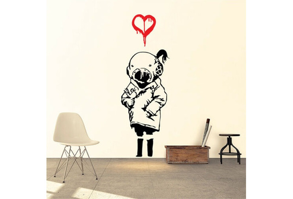 Deep Love Banksy Wall Decal Stickers 