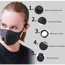 antipollutionmaskpm25, Outdoor, maskdustrespirator, breathablevalvemask
