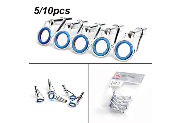 Oval Tackle Box Accessories Eye Ceramic Ring Fishing Rod Guide Tip Repair Kit 