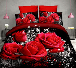 King, Flowers, Rose, Bedding