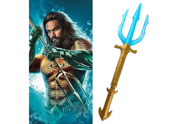 BO-C2 AQUAMAN TRIDENT Toy Arthur Curry Orin Light Weapon Costume