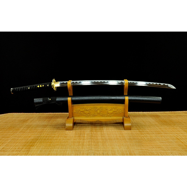 Traditional Hand Forged Japanese Samurai Sword 9260 Spring Steel Katana Sharp 
