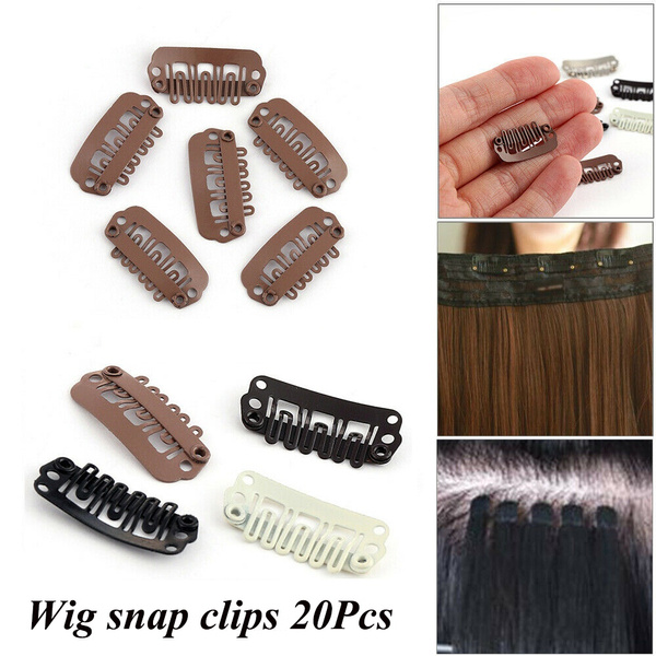 Invisible For Hair Extension U Shape With Rubber Hair Snap Clips Wig Clips  Weave Toupee Clips Hair Extension Clips