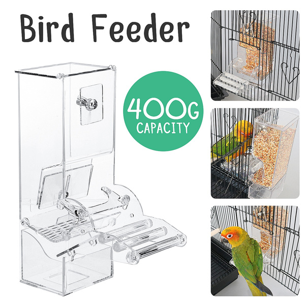 400g Capacity Automatic Bird Feeder For Pigeons Parrot Starling Birds 