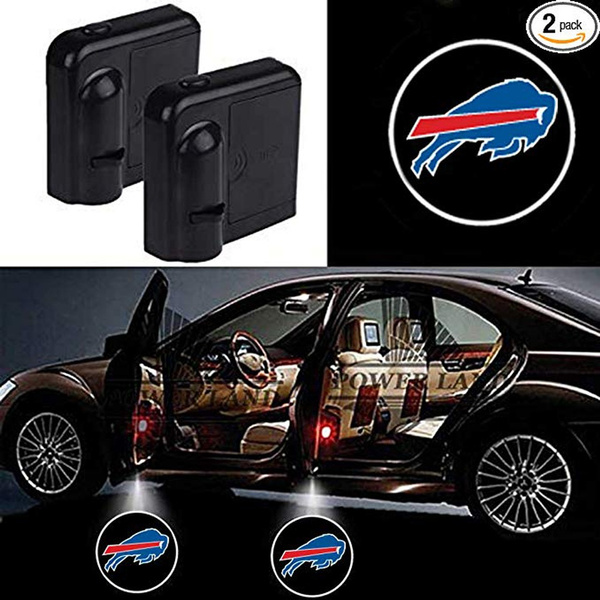 Rugby Team Logo Car Door Led Welcome Laser Projector Car Door Courtesy Light Suitable Fit for All Brands of Cars with New Engl logo Wasben 2pcs US