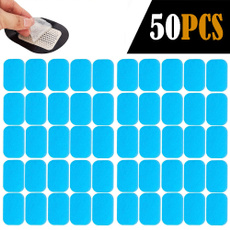 50 pcs Gel Pads for EMS Abdominal ABS Trainer Weight Loss Hip Muscle Stimulator Exerciser Replacement Massager Gel Patch