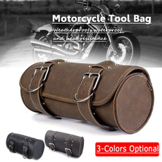 brown, motorcycleluggagebag, Waterproof, leather