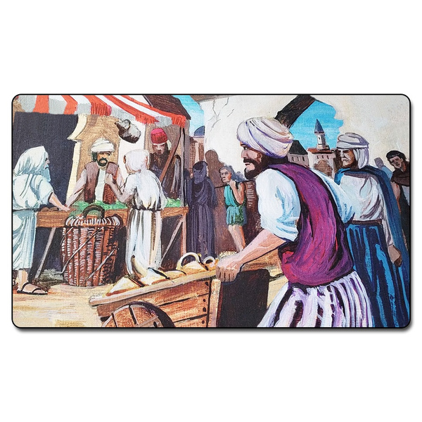 Bazaar of Baghdad Playmats, Magical Card Play Mat,The Games Gathering  Custom Design Playmat Rug with Free Gift Bag