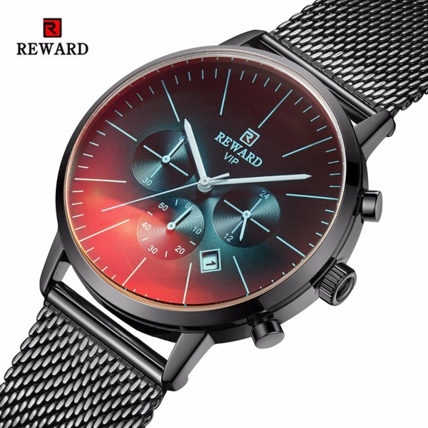 Reward Digital Couple Wristwatch Touch Screen Sport Waterproof Watch Male  Simple Luxury Brand Stainless Steel Watch Man | Discounts Everyone | Temu