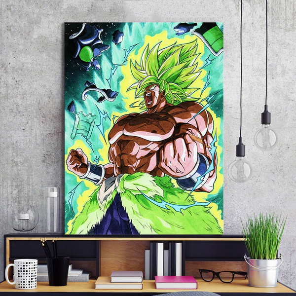 Poster com os personagens de Dragon Ball Super: Broly