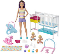 barbie babysitter stroller set