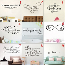 PVC wall stickers, Love, Family, Stickers