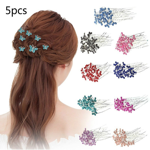 5pcs/pack Chinese Classical Exquisite Rhinestone Butterfly Hair Stick U Shaped Hairpins for Woman Hair Styling Tool Bridal Headdress | Wish 5pcs/pack Chinese Classical Exquisite Rhinestone Butterfly Hair Stick U Shaped Hairpins for Woman Hair Styling Tool Bridal Headdress | Wish