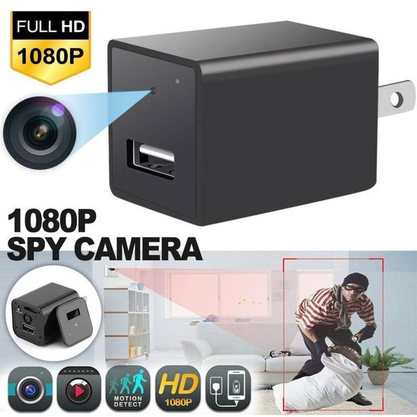 HD 1080P Hidden Camera USB Wall Charger Adapter Video Recorder Security Cam 