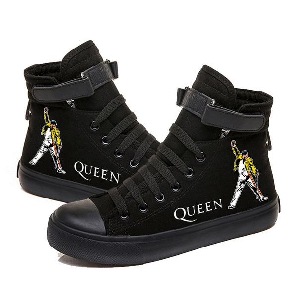 mainly Plow sit Freddie Mercury Merch High Top Canvas Shoes Cozy Sneakers | Wish