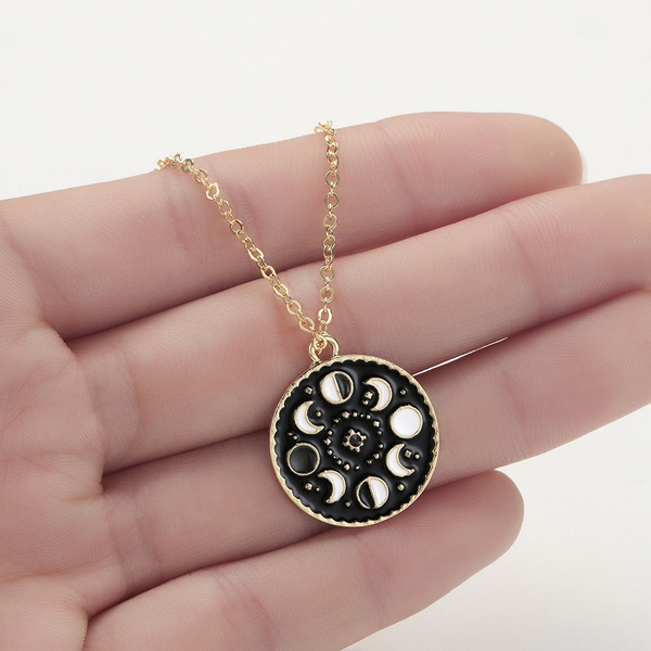 moon cycle necklace