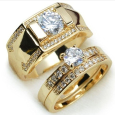 Couple Rings, DIAMOND, wedding ring, gold