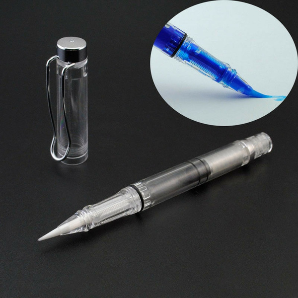 Wing Sung 3009 Series Clear Transparent Brush Pen Screw Cap For Gift 