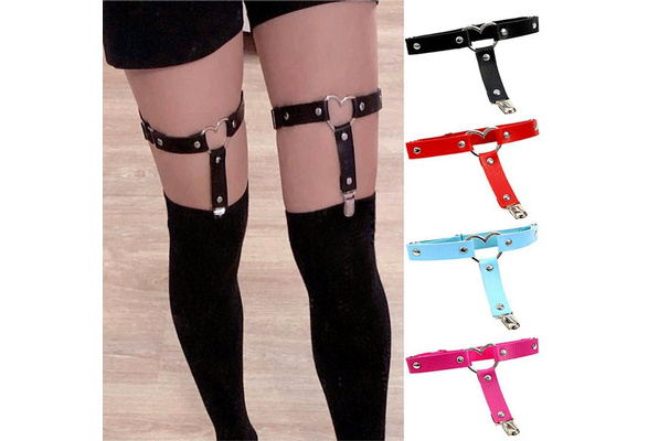 thigh garter leather