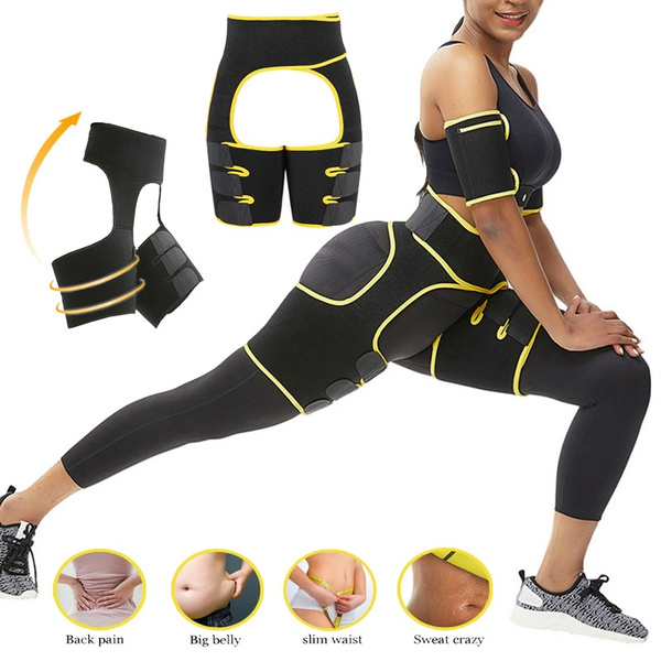Adjustable Neoprene Slimming Belt Women Body Leg Shaper Weight Loss Fat  Burning Sweat Waist Belt Workout Thigh Shaper