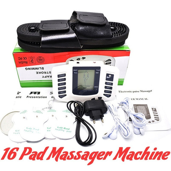 Electric Body Massager Therapy Machine + Acupuncture & Slippers