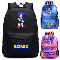 sonic, School, Cartoon Backpack, Backpacks