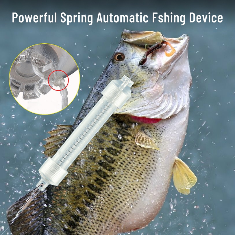 BianchiPamela Mini Type Automatic Fishing Hook Stainless Steel Lazy Person Fish Hook