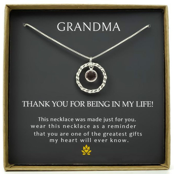 Grandma Gift 14k Gold Filled Necklace Grandma Necklace Grandma Gift For Grandma for Mother's Day Grandmother Necklace New Grandma
