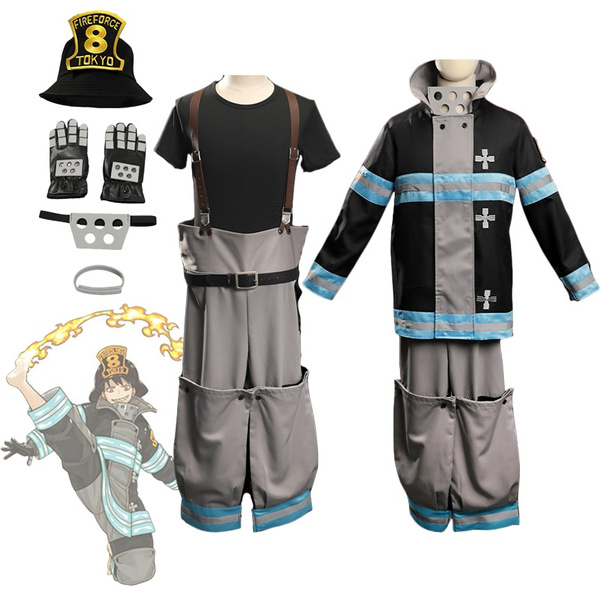 Anime Fire Force Cosplay Pants - Tagotee