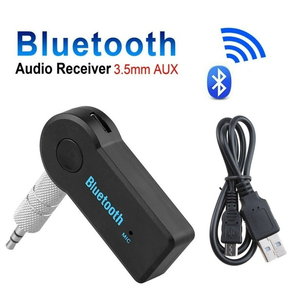 Hot Sale 3.5mm Wireless Bluetooth Receiver Phone To AUX Car Stereo Music  Receiver Adapter with Mic