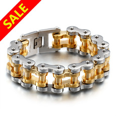 hip hop jewelry, Bicycle, Chain bracelet, Sports & Outdoors