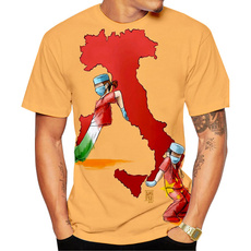 Short Sleeve T-Shirt, Italy, summer t-shirts, Men T-shirt