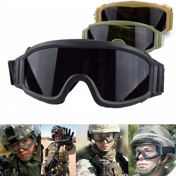 3 Lentes Gafas Militares Airsoft Táctica Disparo Gafas 3 Lentes Gafas Militares Airsoft Táctica Disparo Gafas