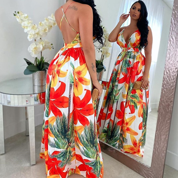 Wish floral maxi clearance dress