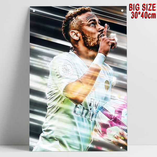 Neymar Tin Sign Anime Poster Bar Pub Home Metal Wall Art Decor Big Size  Poster 30*40cm | Wish