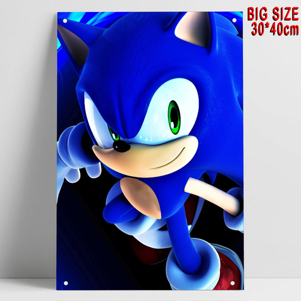 Sonic The Hedgehog Poster Home Decor 16.5x11.25 Inches Anime Manga 