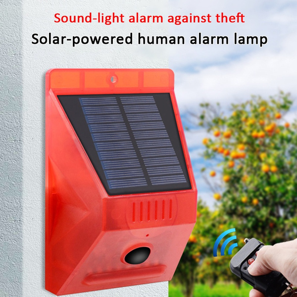 solar security alarm