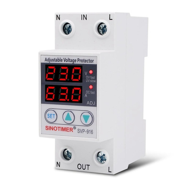Automatic Reset 230V 40A 63A 80A Home Usage Surge with Limit Voltage ...