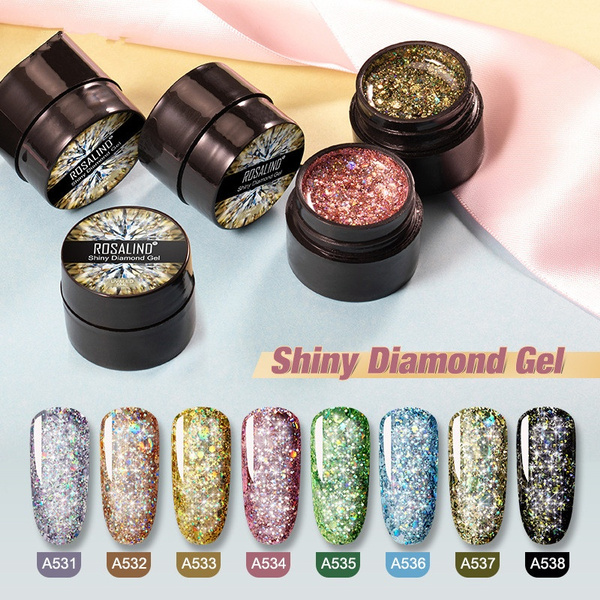 Shiny Diamond Gel Nail Flash Diamond Glue Nail Polish Glue New