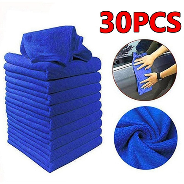 30pcs Micro Fiber Auto Detail Cleaning Soft Cloth Towel Duster Wash Home 